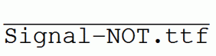 Signal-NOT.ttf