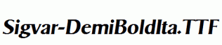 Sigvar-DemiBoldIta.ttf