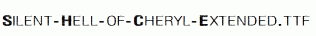 Silent-Hell-of-Cheryl-Extended.ttf