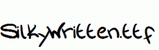SilkyWritten.ttf