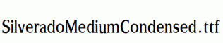 SilveradoMediumCondensed.ttf