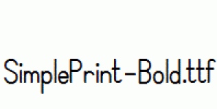 SimplePrint-Bold.ttf