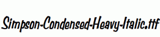 Simpson-Condensed-Heavy-Italic.ttf