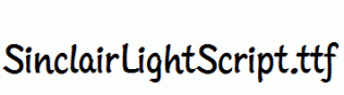 SinclairLightScript.ttf