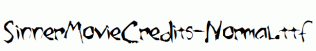 SinnerMovieCredits-Normal.ttf