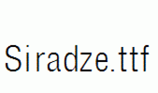 Siradze.ttf