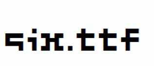 Six.ttf