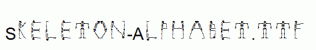 Skeleton-Alphabet.ttf