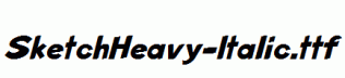SketchHeavy-Italic.ttf