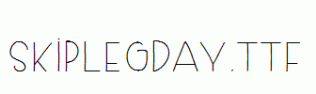 SkipLegDay.ttf