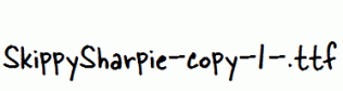 SkippySharpie-copy-1-.ttf