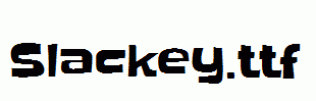 Slackey.ttf