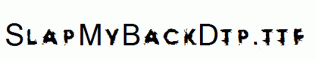 SlapMyBackDtp.ttf