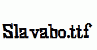 Slavabo.ttf