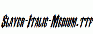 Slayer-Italic-Medium.ttf