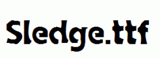 Sledge.ttf
