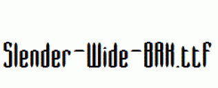 Slender-Wide-BRK.ttf