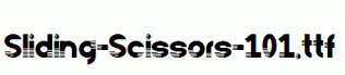 Sliding-Scissors-101.ttf