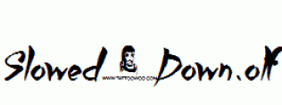 Slowed-Down.otf