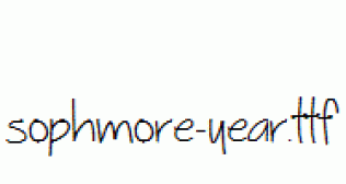 Sophmore-Year.ttf