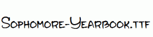 Sophomore-Yearbook.ttf