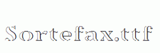 Sortefax.ttf