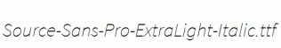 Source-Sans-Pro-ExtraLight-Italic.ttf