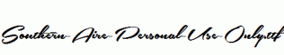 Southern-Aire-Personal-Use-Only.ttf