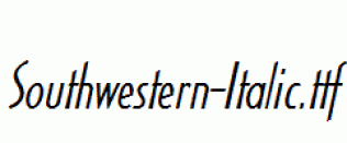 Southwestern-Italic.ttf
