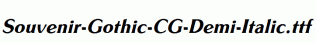 Souvenir-Gothic-CG-Demi-Italic.ttf