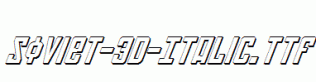 Soviet-3D-Italic.ttf