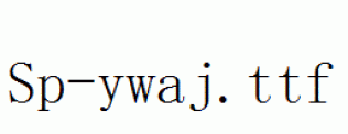 Sp-ywaj.ttf