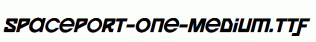 Spaceport-One-Medium.ttf