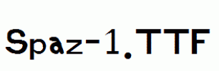 Spaz-1.ttf