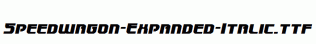 Speedwagon-Expanded-Italic.ttf