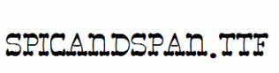 Spicandspan.ttf