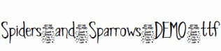 Spiders-and-Sparrows-DEMO.ttf