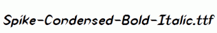 Spike-Condensed-Bold-Italic.ttf