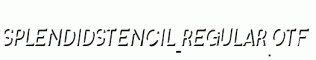SplendidStencil-Regular.otf