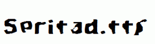 Spritad.ttf