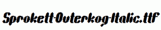 Sprokett-Outerkog-Italic.ttf