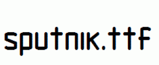 Sputnik.ttf