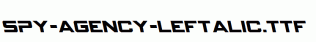 Spy-Agency-Leftalic.ttf