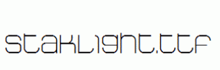 StakLight.ttf