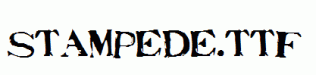 Stampede.ttf