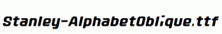 Stanley-AlphabetOblique.ttf