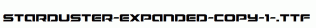 Starduster-Expanded-copy-1-.ttf