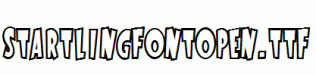 StartlingFontOpen.ttf