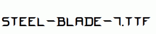 Steel-Blade-7.ttf