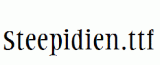 Steepidien.ttf